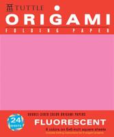 Origami Hanging Paper - Fluorescent 6" - 24 Sheets