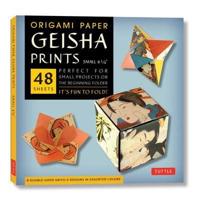 Origami Paper - Geisha Prints - Small 6 3/4" - 48 Sheets