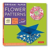 Origami Paper - Flower Patterns - 6 3/4" Size - 48 Sheets