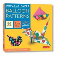 Origami Paper - Balloon Patterns - 6" - 96 Sheets