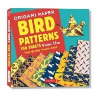 Origami Paper - Bird Patterns- 6" (15 Cm) - 100 Sheets