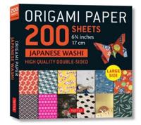 Origami Paper 200 Sheets Japanese Washi Patterns 6.75"