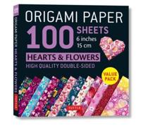 Origami Paper 100 Sheets Hearts & Flowers 6" (15 Cm)