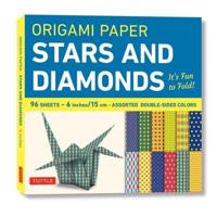Origami Paper 96 Sheets - Stars and Diamonds 6 Inch (15 Cm)