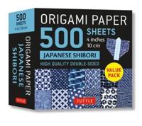 Origami Paper 500 Sheets Japanese Shibori 4" (10 Cm)