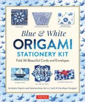 Blue & White Origami Stationery