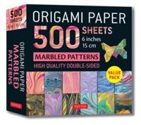 Origami Paper 500 Sheets Marbled Patterns 6" (15 Cm)