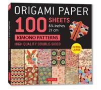 Origami Paper 100 Sheets Japanese Kimono 8 1/4" (21 Cm)