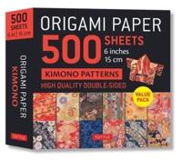 Origami Paper 500 Sheets Kimono Flowers 6 Inch 15Cm