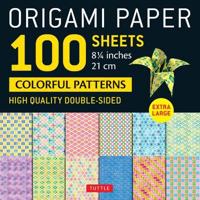 Origami Paper 100 Sheets Colorful Patterns 8 1/4" (21 Cm)