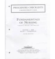 Checkilist for Fundamentals of Nursing Procedures 5E