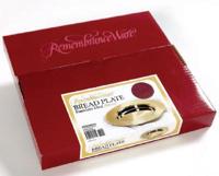 RemembranceWare: Communion Bread Plate - Brass Finish