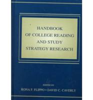 Handbook of College Reading and Study Strategy Research