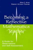 Becoming a Reflective Mathematics Teacher
