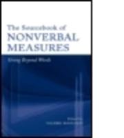 The Sourcebook of Nonverbal Measures : Going Beyond Words