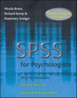 SPSS for Psychologists