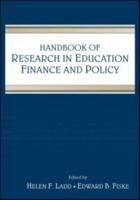 Handbook of Research on Education Finance and Policy
