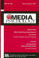 Fmri In Media Psychology Research Mep V8#1