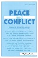 Peace Psychology in Germany: A Special Issue of Peace and Conflict