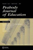 Rendering School Resources More Effective : Unconventional Reponses To Long-standing Issues:a Special Issue of the peabody Journal of Education