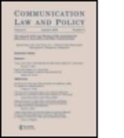 New York Times Co. v. Sullivan Forty Years Later : Retrospective, Perspective, Prospective:a Special Issue of communication Law and Policy