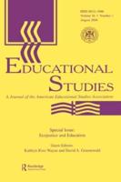 Ecojustice and Education : A Special Issue of educational Studies