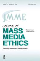 Codes of Ethics : A Special Issue of the journal of Mass Media Ethics