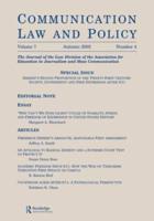 Siebert's Second Proposition in the Twenty-first Century : Society, Government and Free Expression After 9/11:a Special Issue of communication Law and Policy