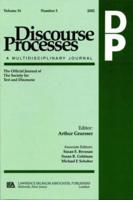 Argumentation in Psychology : A Special Double Issue of Discourse Processes