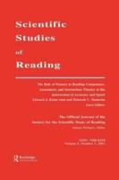 The Role of Fluency in Reading Competence, Assessment, and instruction : Fluency at the intersection of Accuracy and Speed: A Special Issue of scientific Studies of Reading