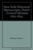 Council Minutes, 1652-1654