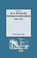 Index to U.S. Invalid Pension Records, 1801-1815