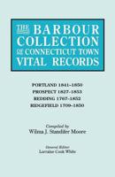 The Barbour Collection of Connecticut Town Vital Records. Volume 36: Portland 1841-1850, Prospect 1827-1853, Redding 1767-1852, Ridgefield 1709-1850