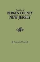 Families of Bergen County, New Jersey