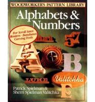Woodworker's Pattern Library. Alphabets & Numbers