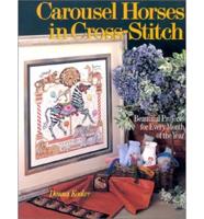 Carousel Horses in Cross-Stitch