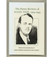 The Poetry Reviews of Allen Tate, 1924-1944