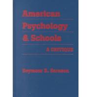 American Psychology & Schools
