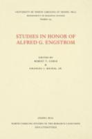 Studies in Honor of Alfred G. Engstrom