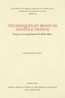 Techniques of Irony in Anatole France