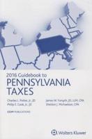 Guidebook to Pennsylvania Taxes 2016