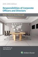 Responsibilities of Corporate Officers and Directors