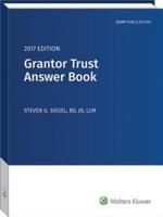 Grantor Trust Answer Book, 2017