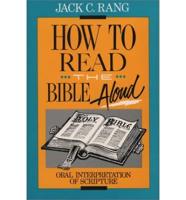 How to Read the Bible Aloud