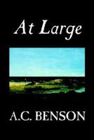 At Large by A.C. Benson, Fiction