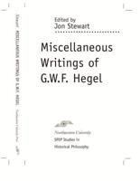 Miscellaneous Writings of G.W.F. Hegel
