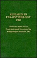 Research in Parapsychology 1983