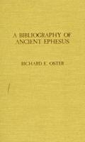 A Bibliography of Ancient Ephesus