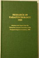 Research in Parapsychology 1988