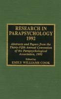 Research in Parapsychology 1992